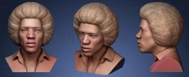 3D model Jimmi Hendrix (STL)
